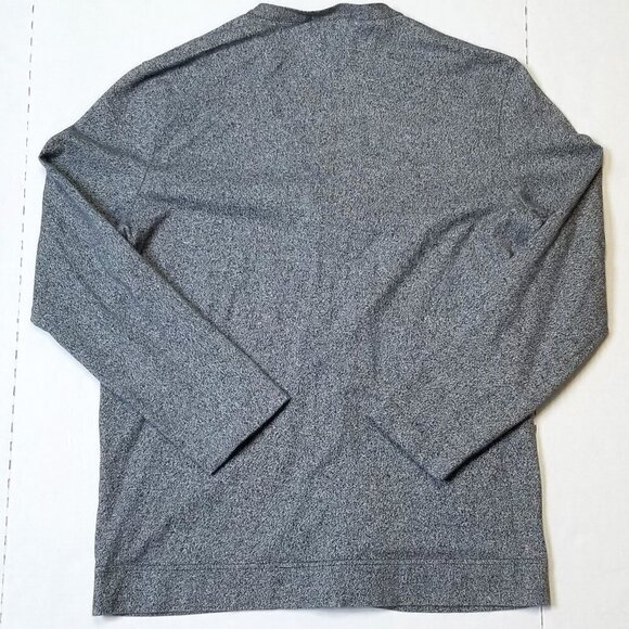 Jones New‎ York Cardigan Sweater Womens Large Heathered Black Academia Slim - Picture 2 of 3